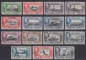 Falkland Islands 1938-50 King George VI Set to 2sh6d Used SG146-160