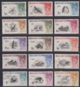 Falkland Islands 1960 QEII Birds Set Used SG193-207 cat £85 postmark issue 10sh