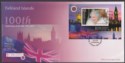 Falkland Islands 2011 QEII Centenary CPA £2 Official First Day Cover SG MS1202