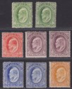Falkland Islands 1904 King Edward VII Set to 6d Mint SG43-47