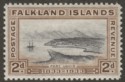 Click for more photos and details Falkland Islands 1933 KGV Centenary 2d Port Louis Mint SG130