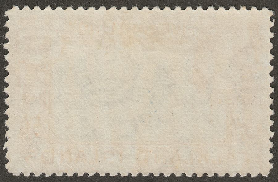 Falkland Islands 1938 KGVI 5sh Indigo and Pale Yellow-Brown Mint SG161b