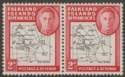 Falkland Islands Dependencies 1946 KGVI 2d w Variety Dot By Oval Mint SG G3d