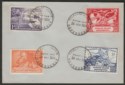 Click for more photos and details Falkland Islands Dependencies 1950 KGVI UPU Set Cover Stonington Isl Graham Land