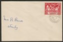 Click for more photos and details Falkland Islands Dependencies 1949 KGVI UPU 2d Cover South Shetlands to Stanley