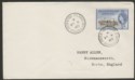Click for more photos and details Falkland Islands Dependencies 1960 QEII Ships 3d Used on Cover ARGENTINE ISLAND