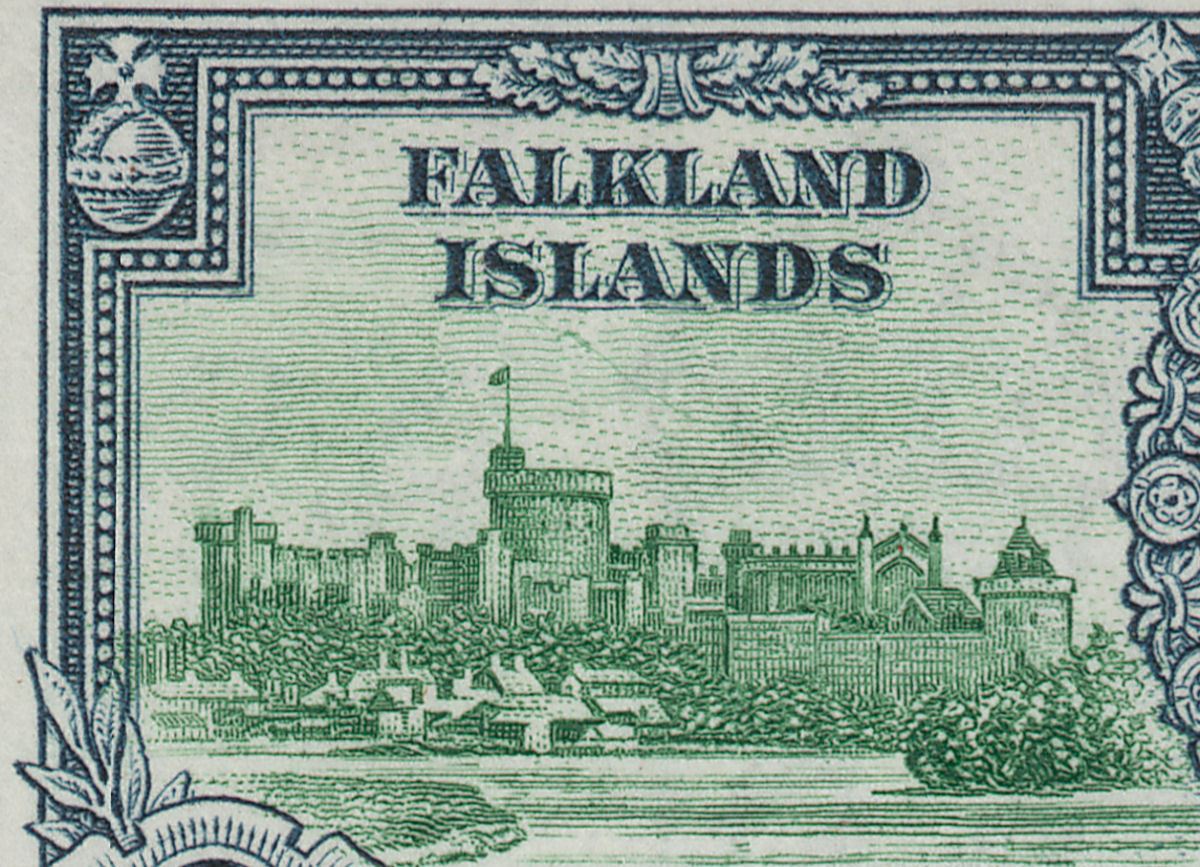 Falkland Islands 1935 KGV Silver Jubilee 4d Corner Block of 6 Mint SG141 cat£144