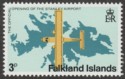 Click for more photos and details Falkland Islands 1979 Stanley Airport 3p watermark Inverted SG360w