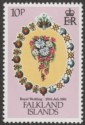 Click for more photos and details Falkland Islands 1981 Royal Wedding 10p watermark Inverted SG402w