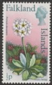 Falkland Islands 1974 QEII Flowers ½p wmk Upright Mint SG293