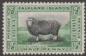 Click for more photos and details Falkland Islands 1933 KGV Centenary Marsh Ram ½d Mint SG127