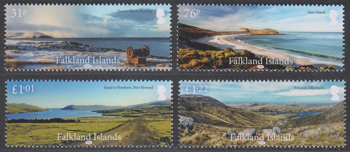 Falkland Islands 2018 QEII Landscapes Set Mint SG1422-1425