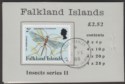 Click for more photos and details Falkland Islands 1988 Insects Stamp Booklet CTO Used SG SB7 PORT STANLEY Pmk