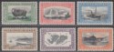 Click for more photos and details Falkland Islands 1933 KGV Centenary Set to 4d Mint SG127-132 cat £100 toned gum