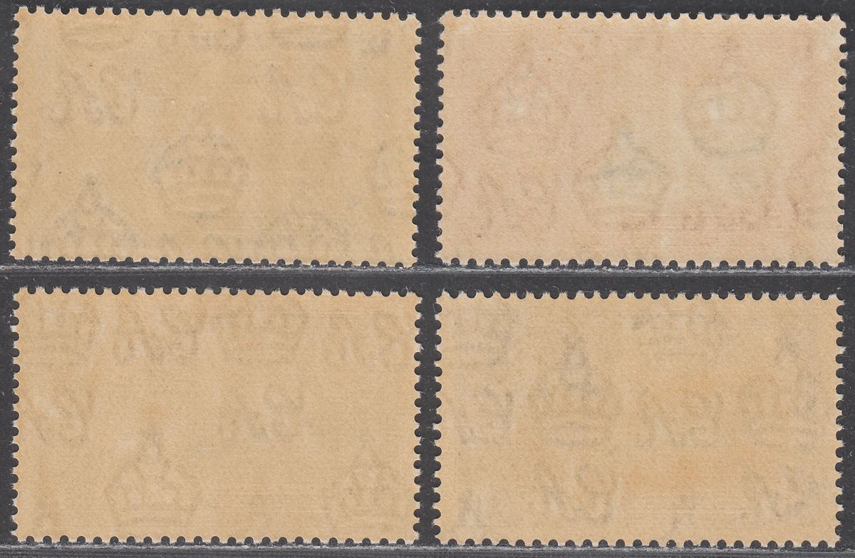 Falkland Islands 1935 KGV Silver Jubilee Set Mint SG139-142 cat £55 toned gum