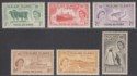 Falkland Islands 1955-57 Queen Elizabeth II Set Mint SG187-192 cat £50 toned gum