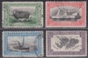 Click for more photos and details Falkland Islands 1933 KGV Centenary ½d, 1d, 1½d, 3d Part Set Used cat £86