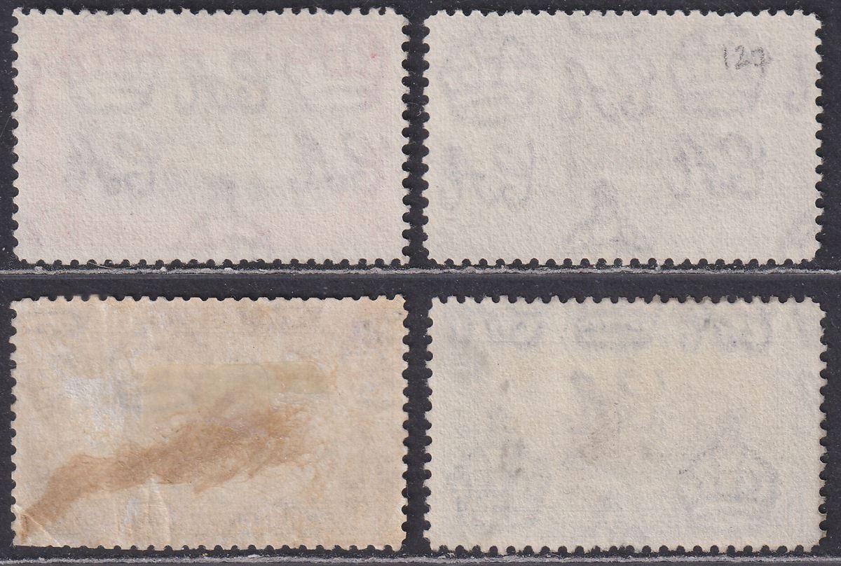 Falkland Islands 1933 KGV Centenary ½d, 1d, 1½d, 3d Part Set Used cat £86