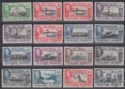 Click for more photos and details Falkland Islands 1938-50 King George VI Set to 2sh6d Used SG146-160