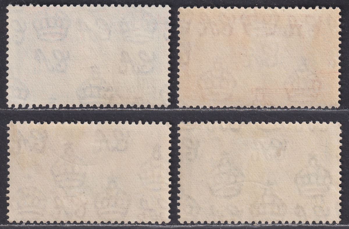 Falkland Islands 1935 KGV Silver Jubilee Set Used SG139-142 cat £16