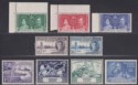 Click for more photos and details Falkland Islands 1937-49 KGVI Omnibus Selection Mint - Coronation, Victory, UPU