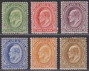 Falkland Islands 1904 King Edward VII Set to 1sh Mint SG43-48