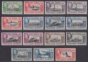 Falkland Islands 1938-50 King George VI Set to 1sh3d Mint SG146-159