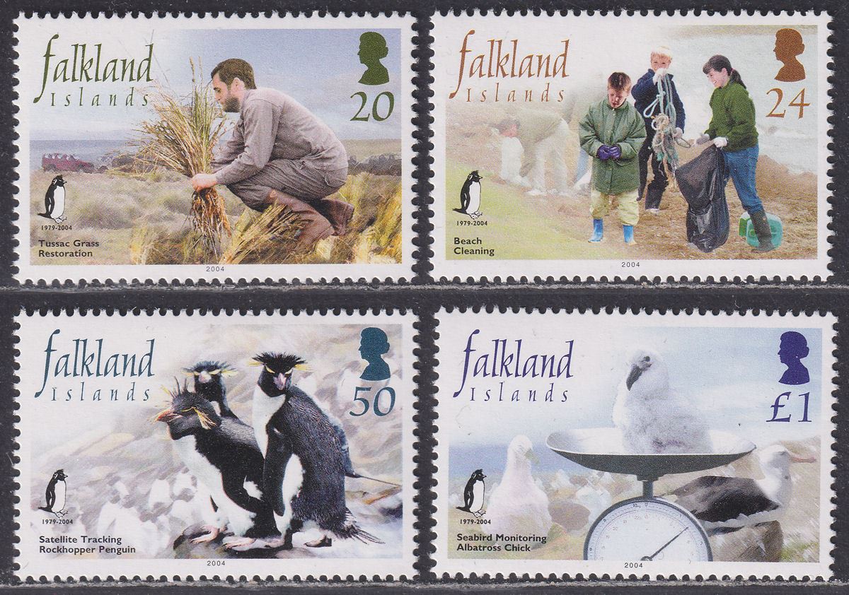 Falkland Islands 2004 Wildlife Conservation Set Mint SG985-988 cat £16