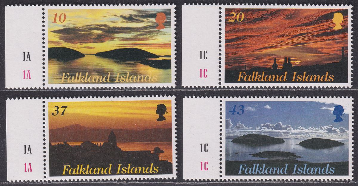 Falkland Islands 2001 QEII Sunrise and Sunsets Set Mint SG891-894 cat £13