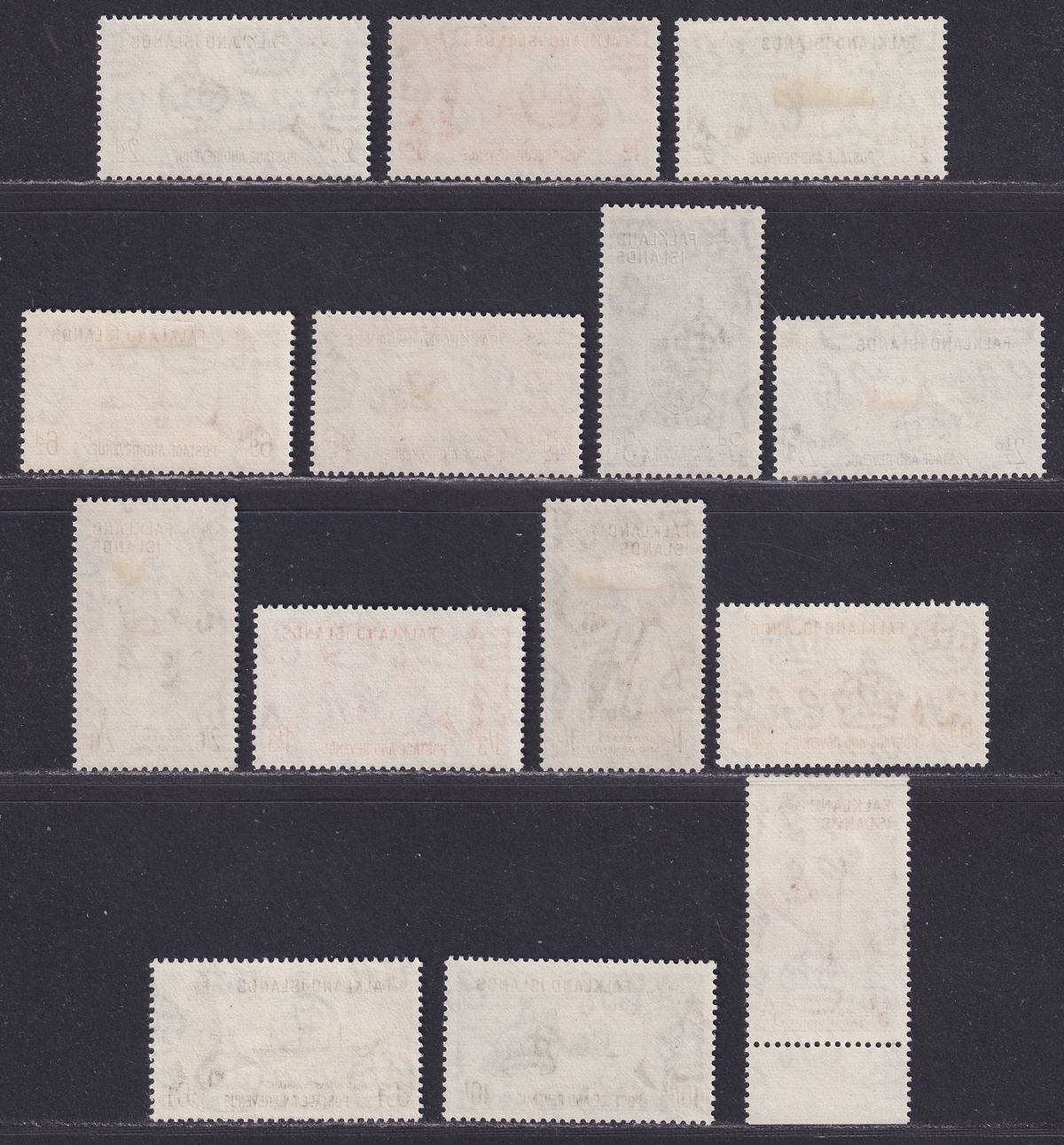 Falkland Islands 1952 King George VI Set Mint SG172-185 cat £190