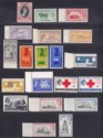 Click for more photos and details Falkland Islands 1953-65 QEII Selection Mint inc 1955 set, Red Cross, Battle