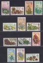 Click for more photos and details Falkland Islands 1971 QEII Flowers Surcharge Set Mint SG263-275 cat £25