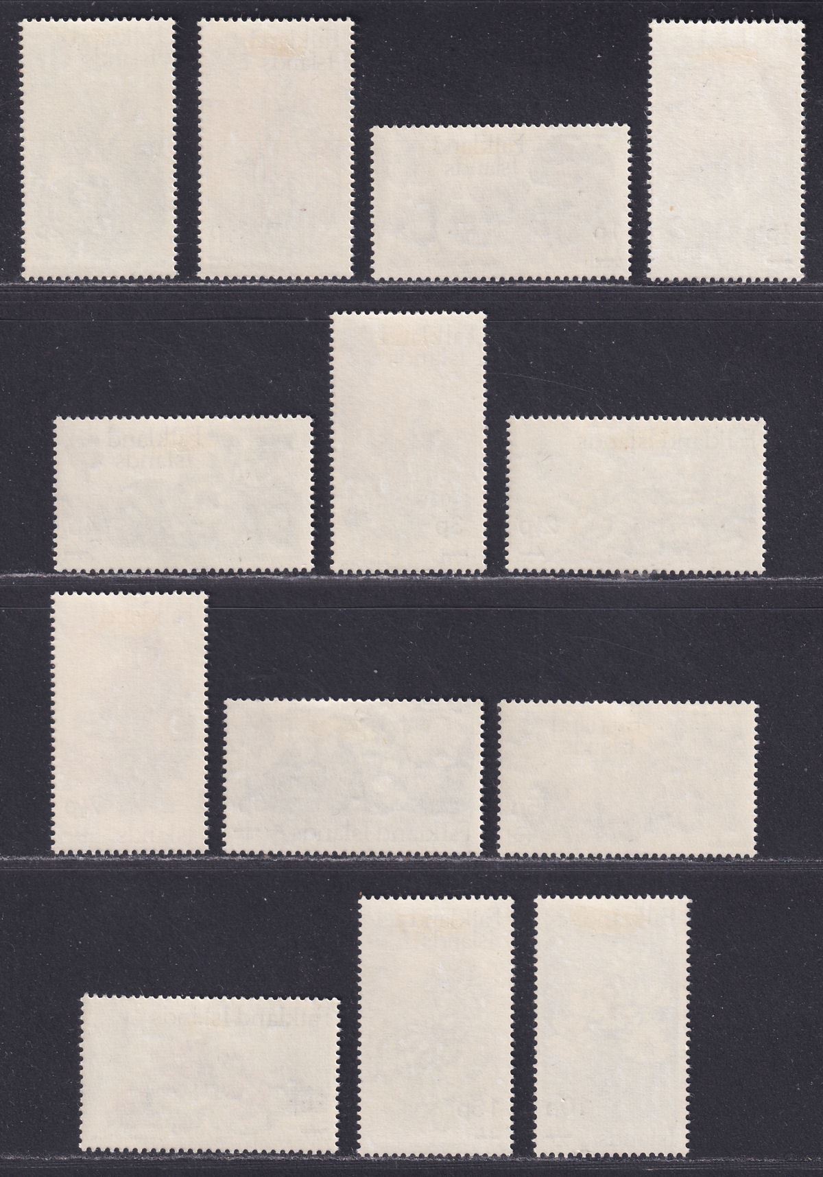 Falkland Islands 1971 QEII Flowers Surcharge Set Mint SG263-275 cat £25