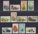 Click for more photos and details Falkland Islands 1972 QEII Flowers Decimal Part Set to 25p Mint