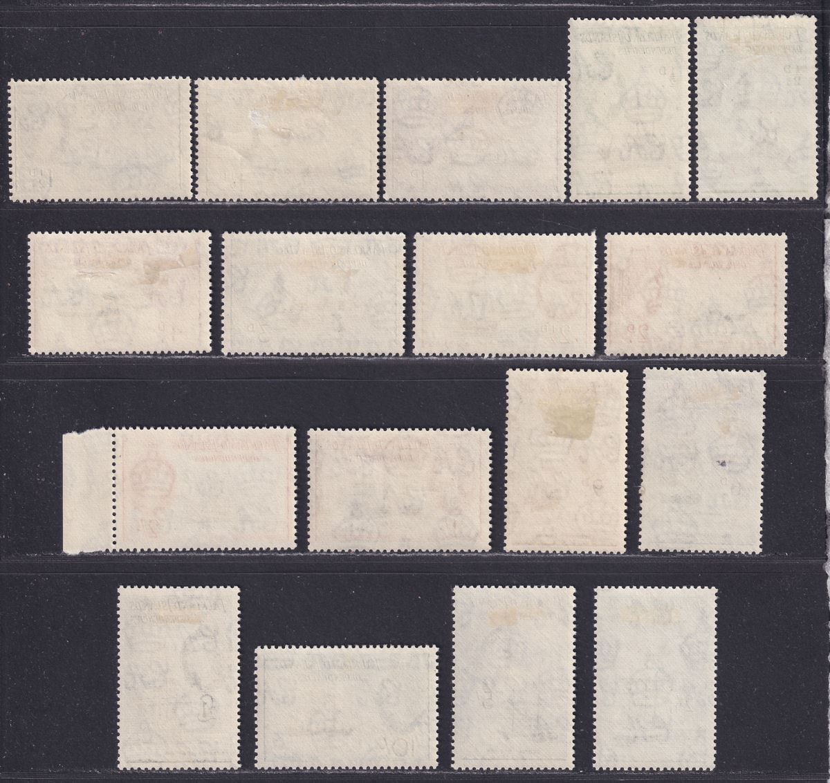 Falkland Islands Dependencies 1954 QEII Ships Set Mint SG G26-G40 cat £225