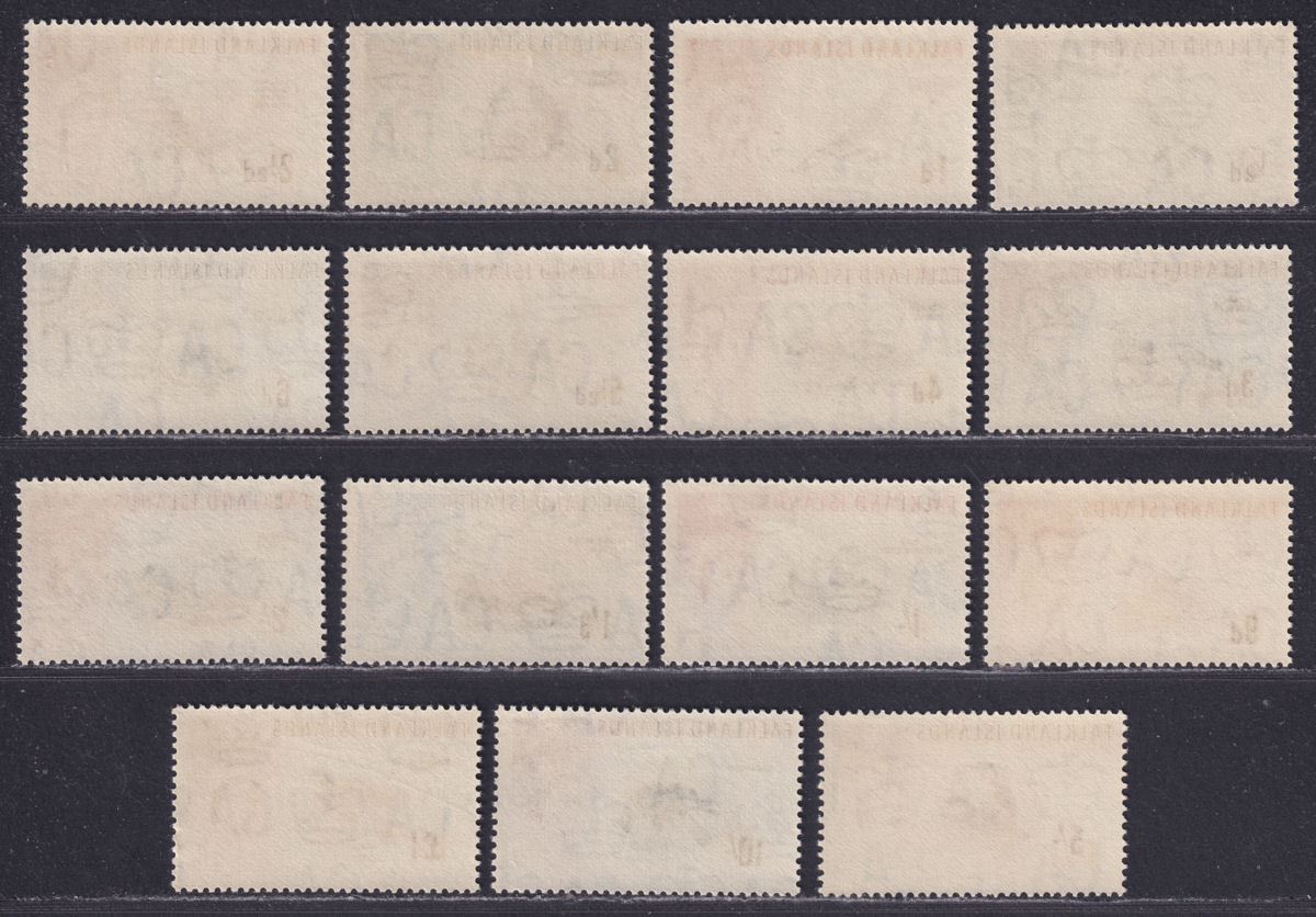 Falkland Islands 1960 QEII Birds Set UM Mint SG193-207 cat £180 MNH