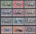 Falkland Islands 1938 King George VI SPECIMEN Perf Part Set to £1 Mint