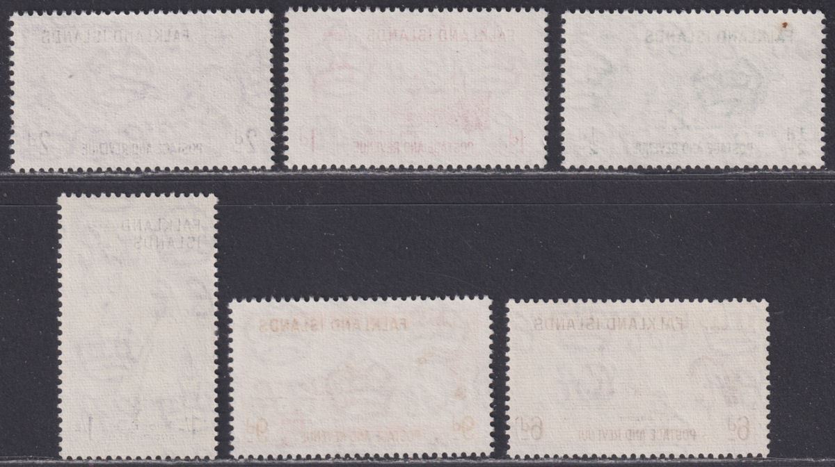 Falkland Islands 1955-57 Queen Elizabeth II Set Used SG187-192 cat £26