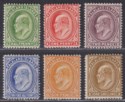 Falkland Islands 1904 King Edward VII Set to 1sh Mint SG43-48