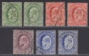 Falkland Islands 1904 King Edward VII Set to 2½d Used SG43-46