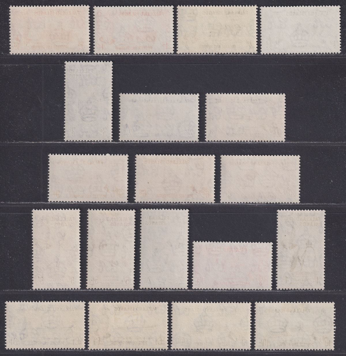 Falkland Islands 1952 King George VI Set UM Mint SG172-185 cat £190+