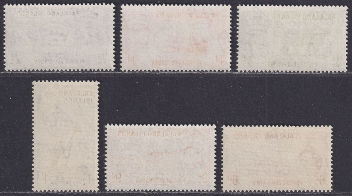 Falkland Islands 1955-57 Queen Elizabeth II Set Mint SG187-192 cat £50