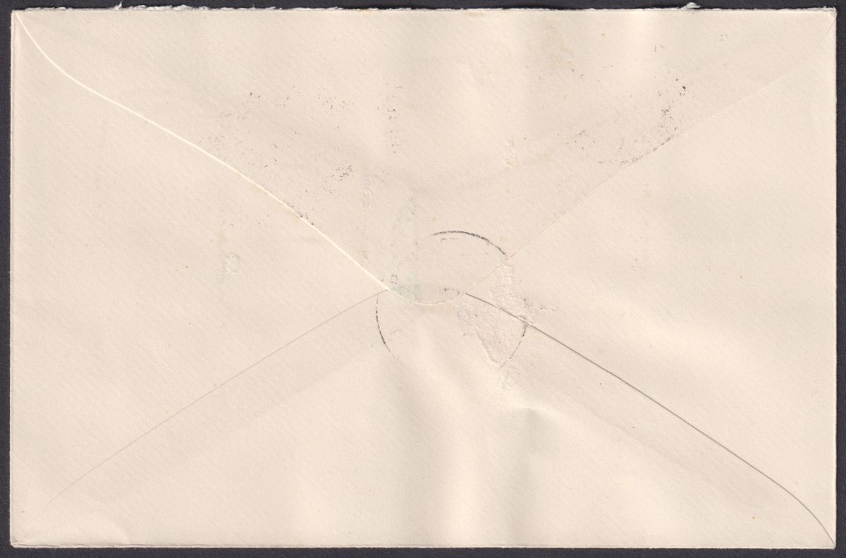 Falkland Islands 1936 KGV Centenary ½d x 3 Used Cover with FOX BAY Postmarks