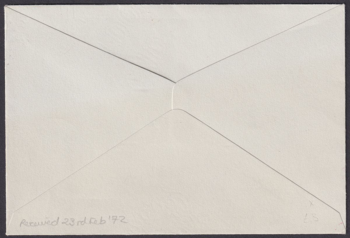 Falkland Islands 1972 QEII 1½p Used on RN HOVERCRAFT / NP8902 Cover -Fox Bay Pmk