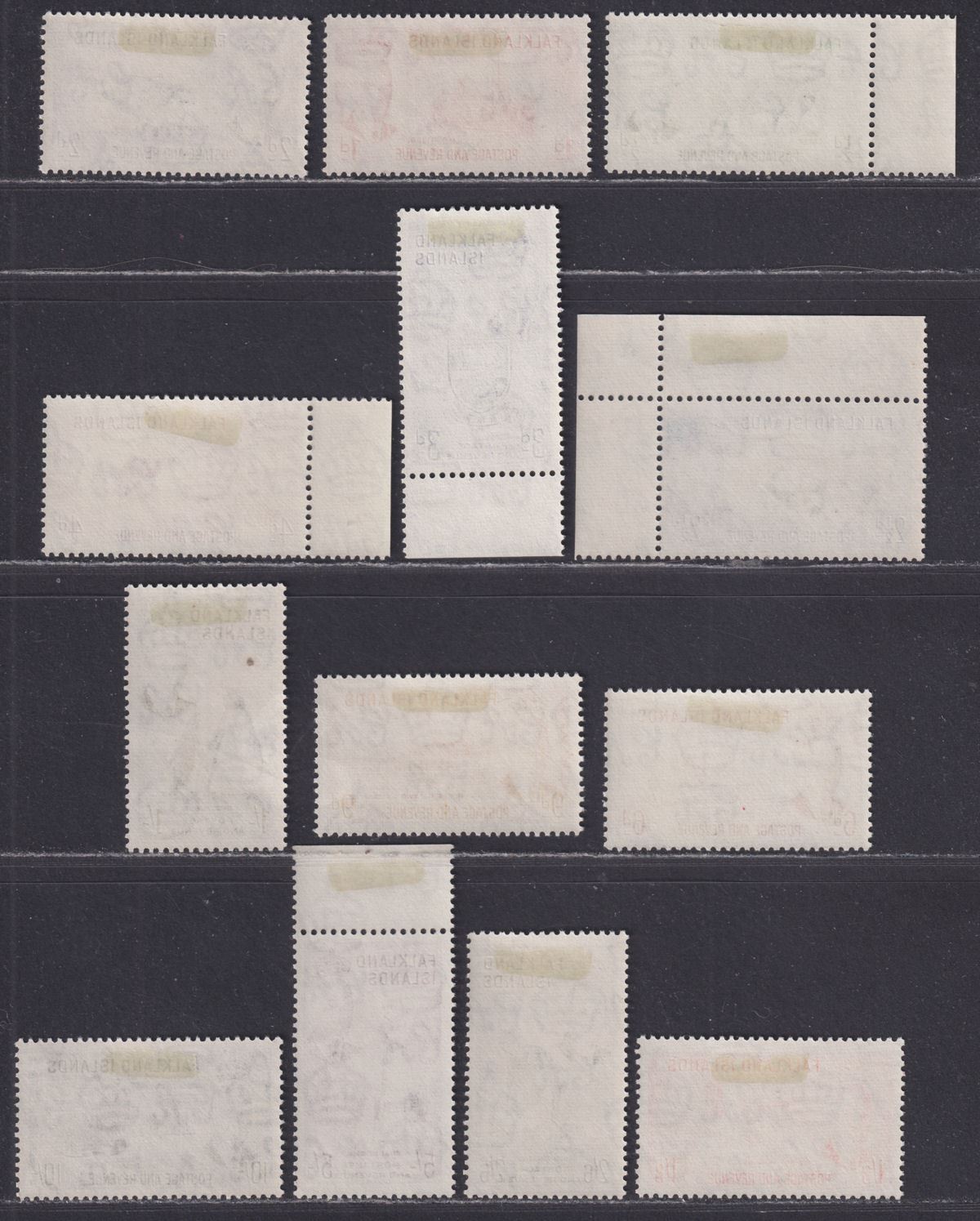 Falkland Islands 1952 King George VI Set to 10sh Mint SG172-184 cat £145