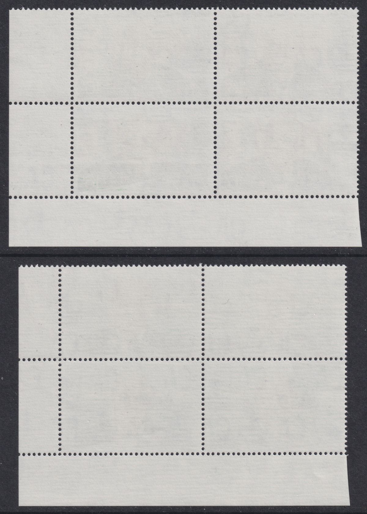 Falkland Islands 1974 Churchill 16p, 20p Plate No Blocks of 4 UM Mint SG304-305