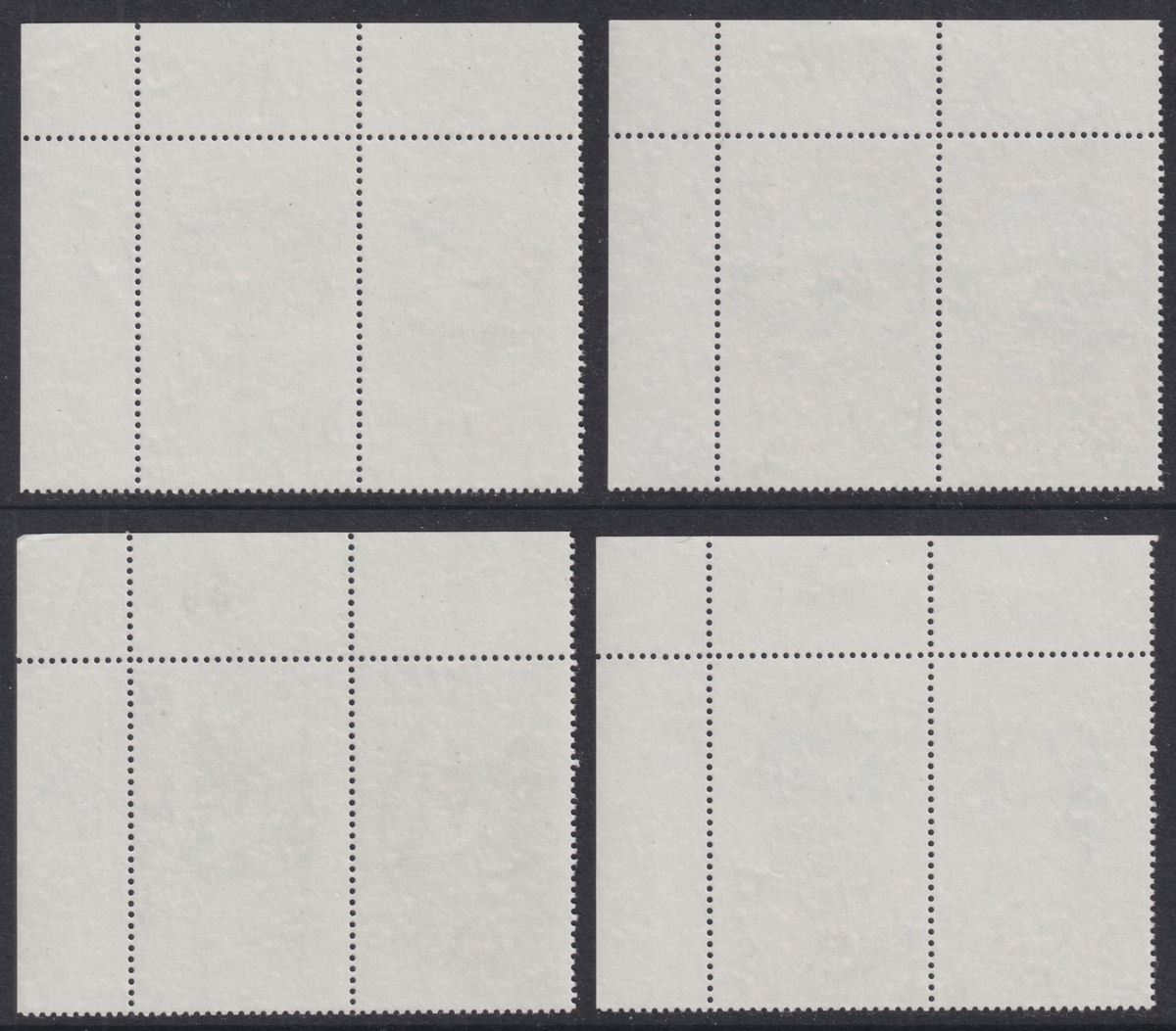 Falkland Islands 1975 QEII Heraldic Arms Sheet No Pairs Set UM Mint SG311-314