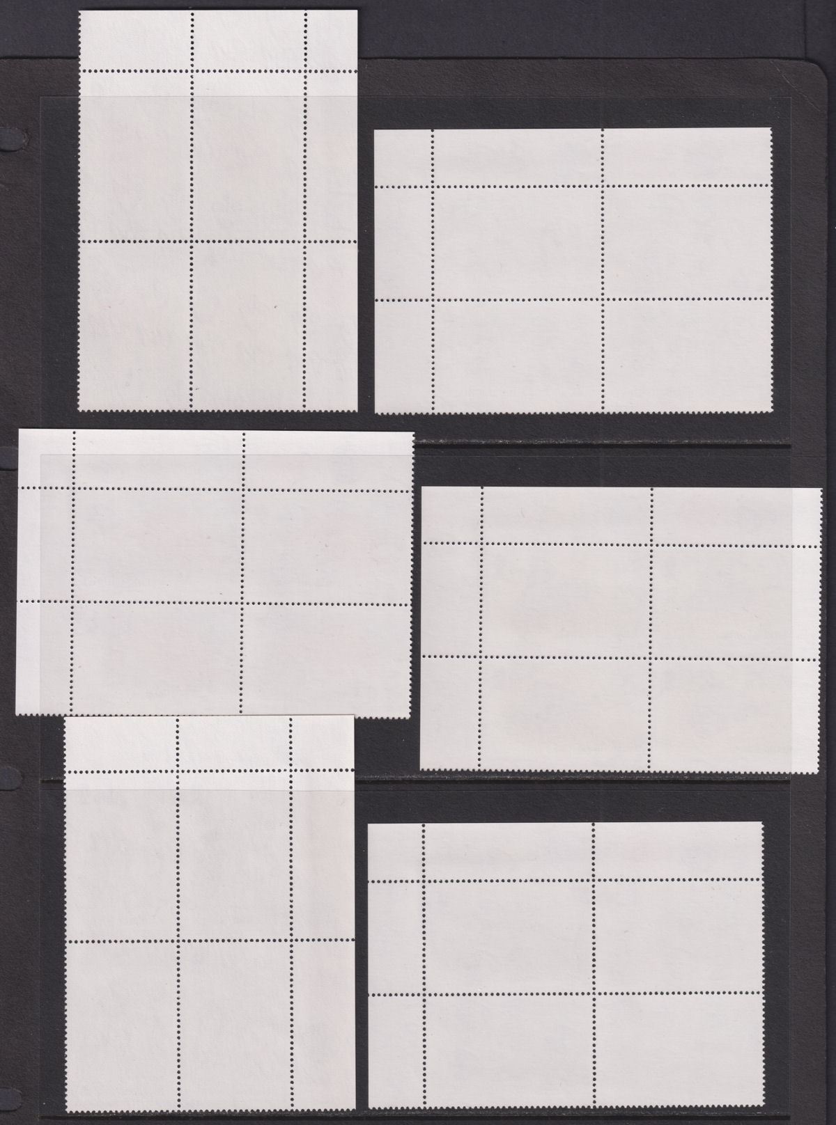 Falkland Islands 1994 QEII Marine Life Plate Block Set Mint SG701-712 cat £200