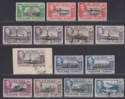 Falkland Islands 1938-50 KGVI Part Set to 1sh Used with Fox Bay Postmarks