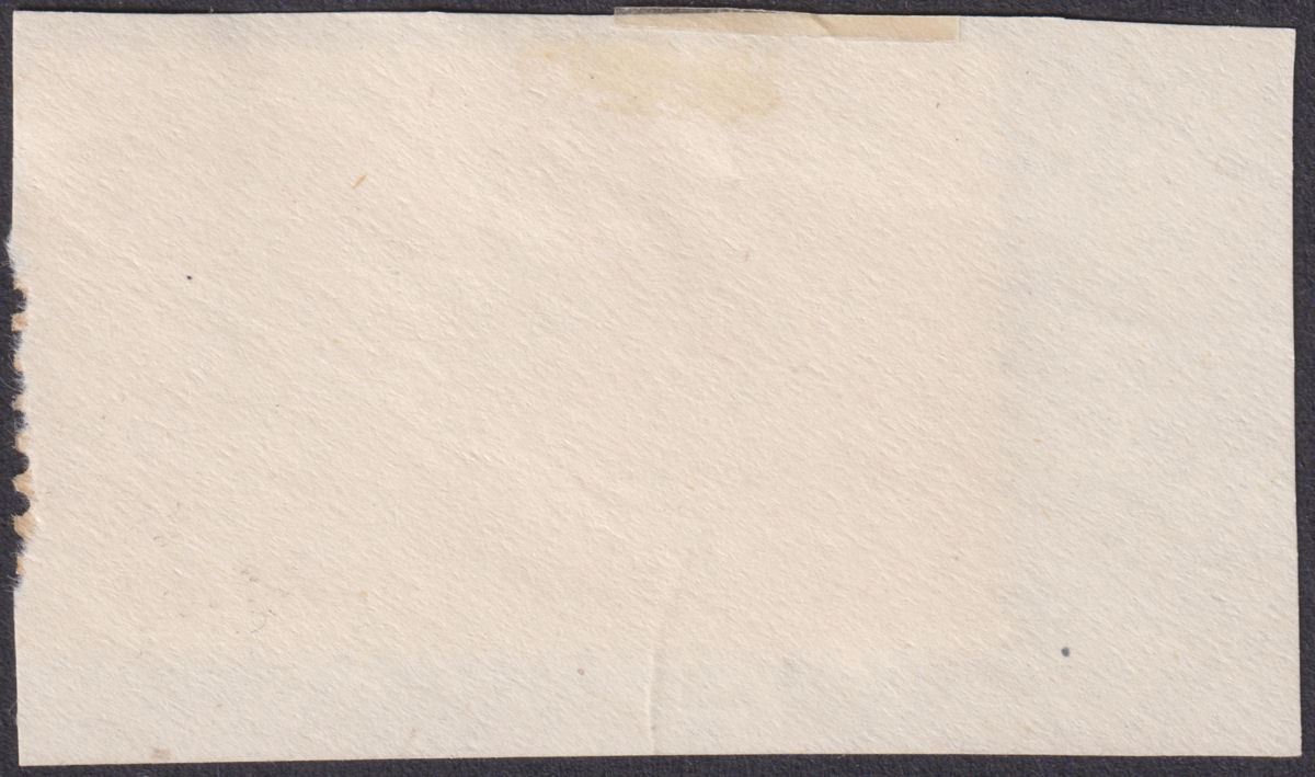 Falkland Islands 1938 KGVI 1d Face Flaw Variety Used on Piece SG147a var